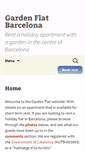 Mobile Screenshot of gardenflatbarcelona.com